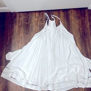 White LaceyBathing Suit Cover Up. XL. Like New